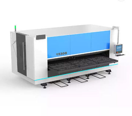 دستگاه برش لیزری فیبر CNC 2000 وات / 3000 وات با یک میز