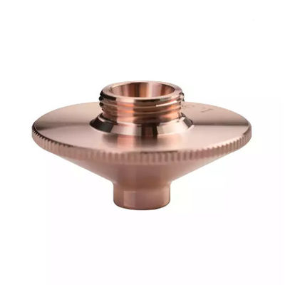 D28mm H15 WSX دستگاه برش لیزری نازل T2 مواد مس قرمز