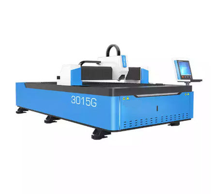 دستگاه برش لیزری ورق فلز 2000 وات برش لیزر فیبر CNC 3015G