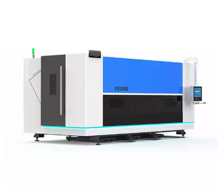 دستگاه برش لیزری فیبر CNC 2000 وات / 3000 وات با یک میز