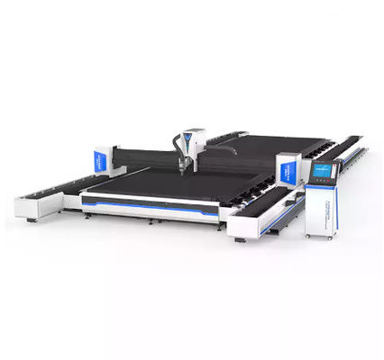 دستگاه برش لیزری 6000 وات Bevel 50mm Metal Sheet Laser Cutter 20040R