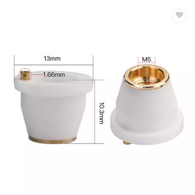 نازل لیزری آلومینا D13mm قطعات لیزری فیبر M5 Thread